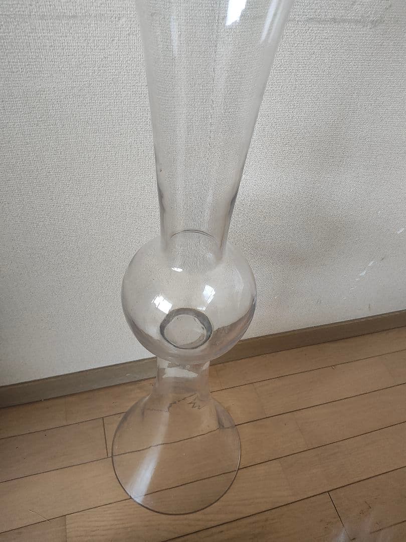 クリアガラス フラワーベース