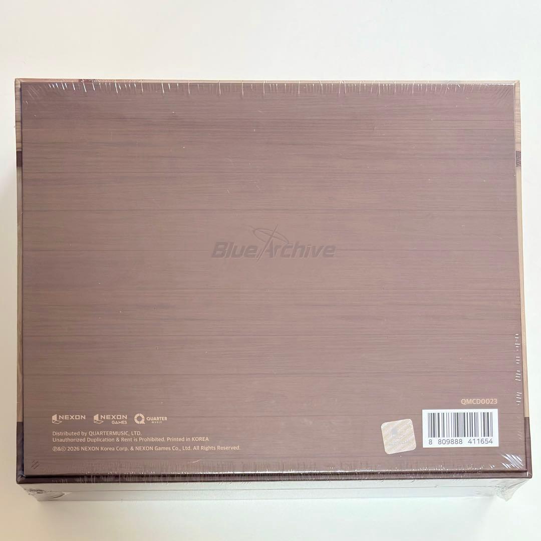 ブルーアーカイブ　韓国　4周年記念　OST CD アルバム　パッケージ