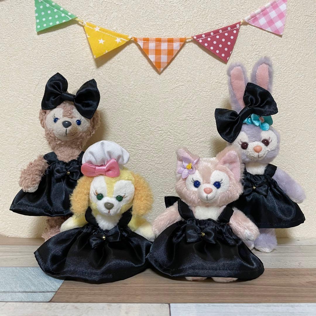 サテンワンピースセット★ステラルー♡シェリーメイぬいぐるみバッジ用コスチューム