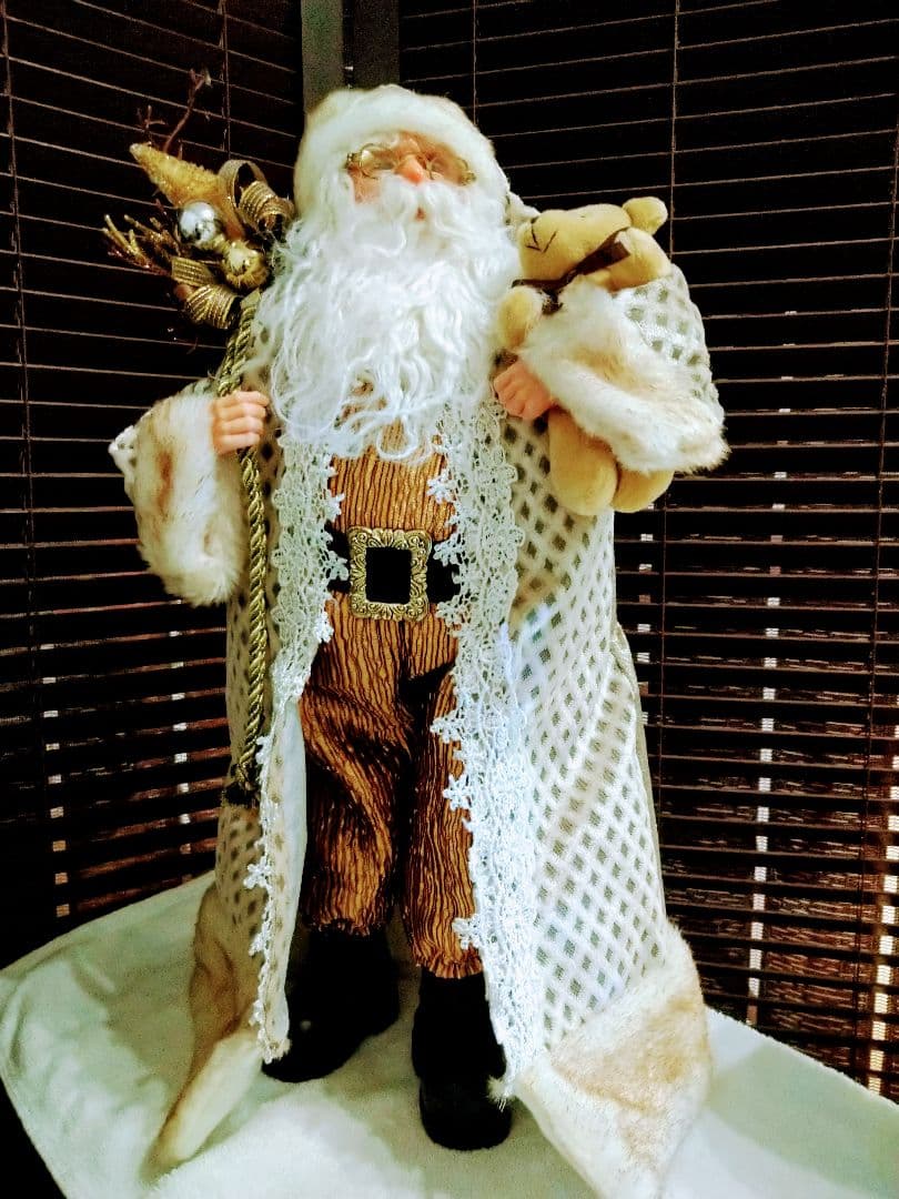 クリスマス　サンタクロースドール 大人フレンチシック　イギリスアンティーク