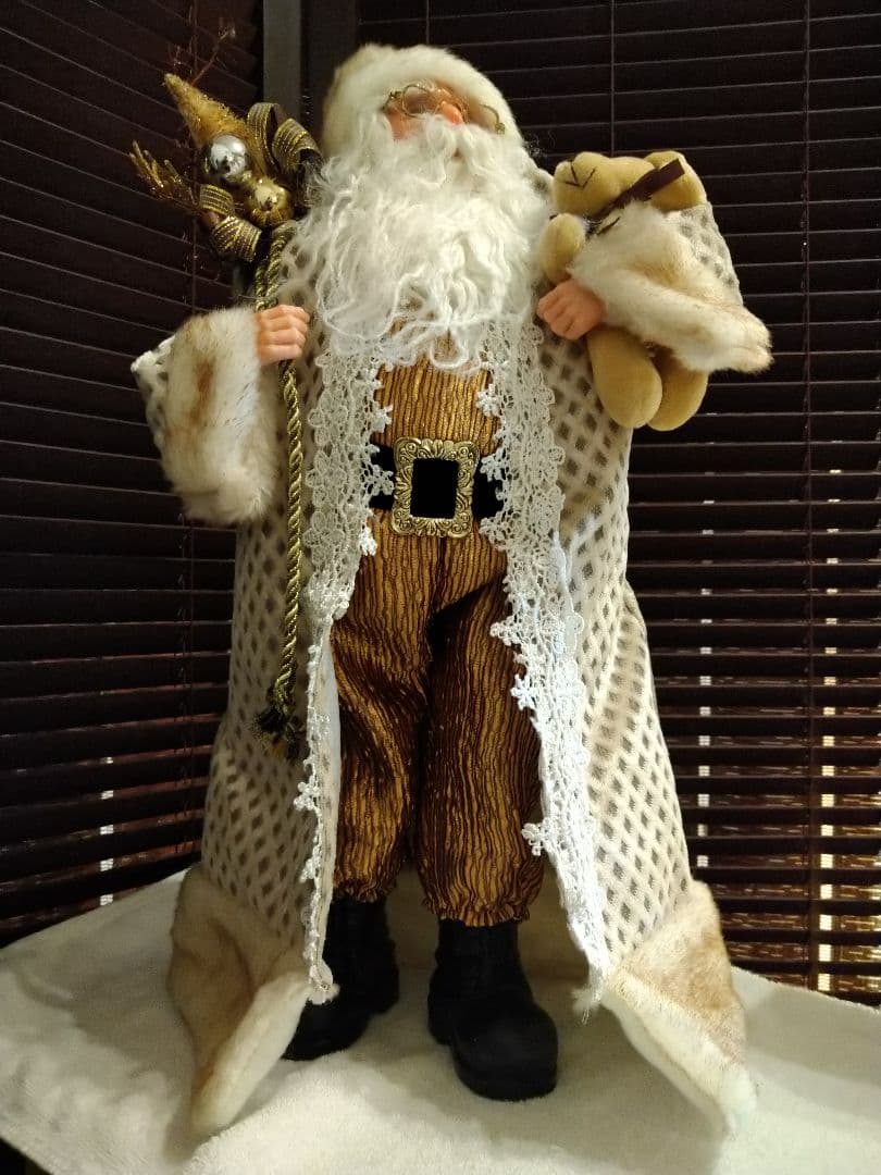 クリスマス　サンタクロースドール 大人フレンチシック　イギリスアンティーク