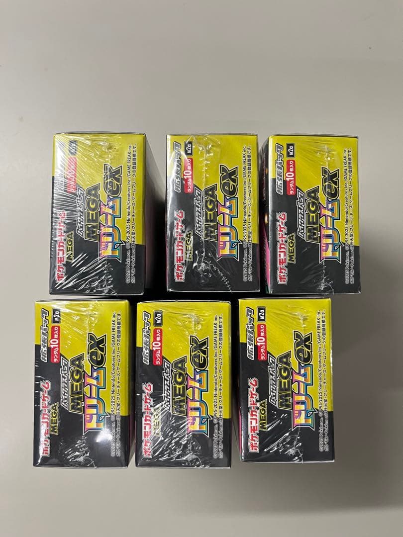 ポケモンカード メガドリームXシュリンク付き　６箱