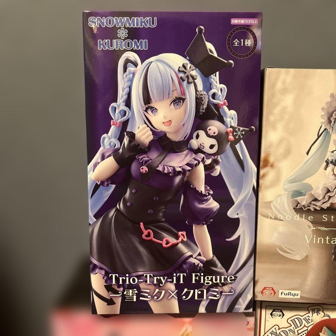 雪ミク×クロミ 初音ミク ぬーどるストッパー ビンテージドール 他2点