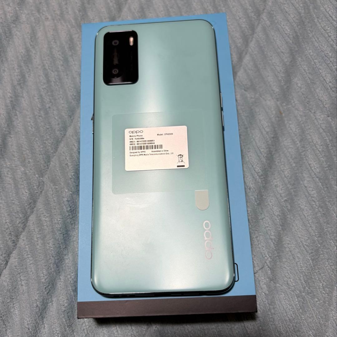 OPPO A55s 5G グリーン SIMフリー 64GB 動作確認済み