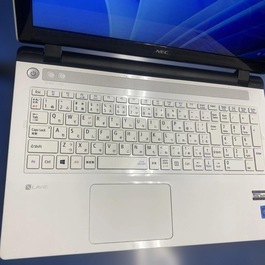 ★薄型美品♠︎Windowsノートパソコン★NEC LaVie NS150/D