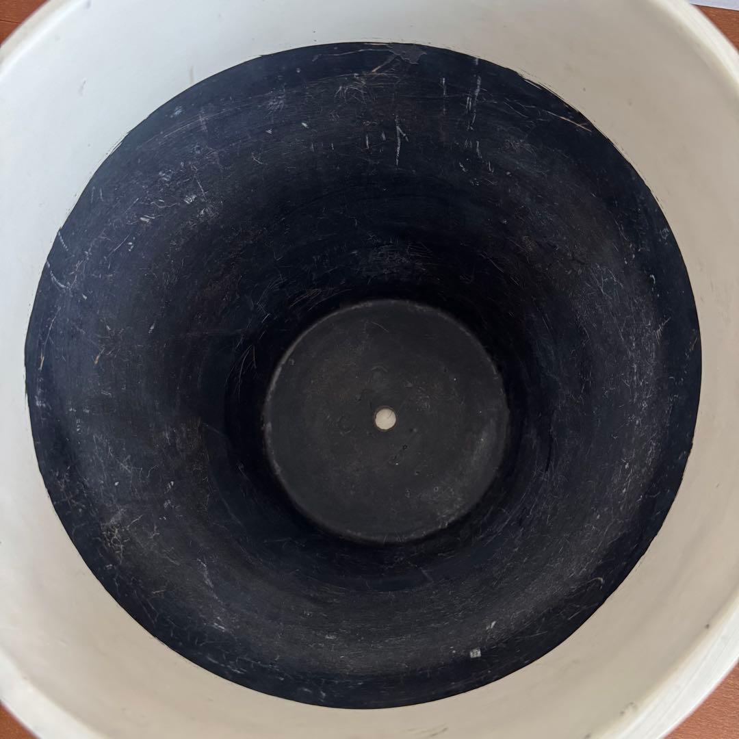 セメント風 プランター 陶器プレート 鉢カバー セット