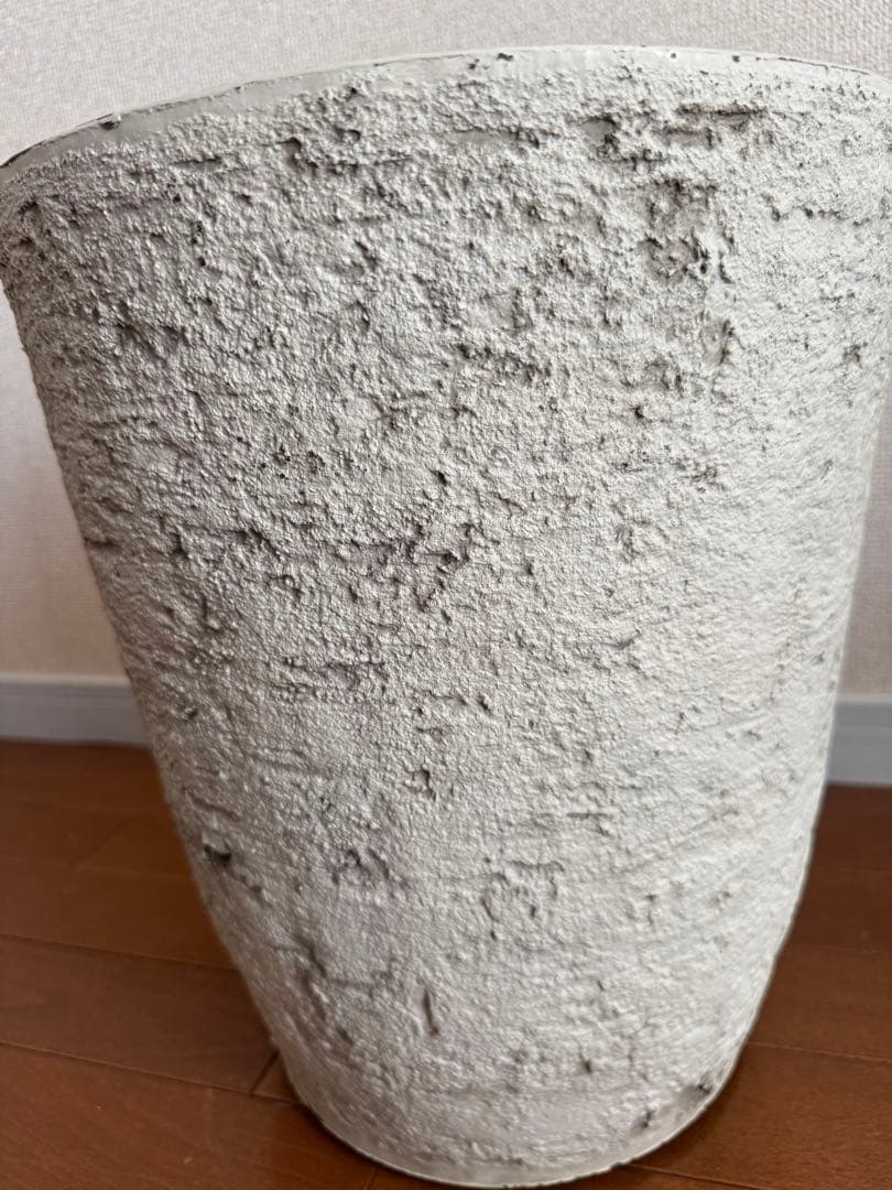 セメント風 プランター 陶器プレート 鉢カバー セット