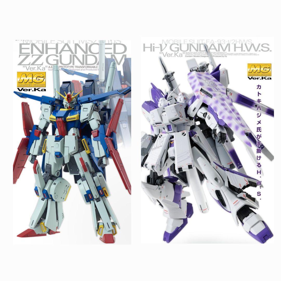 新品　MG Ｈｉ-νガンダム Ver.Ka　 強化型ZZガンダム Ver.Ka