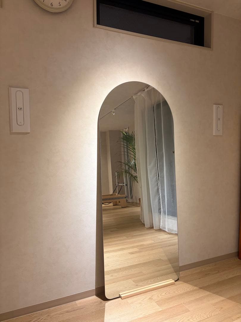※引き取り可能な方又は着払いの方限定※ アーチ型スタンドミラー