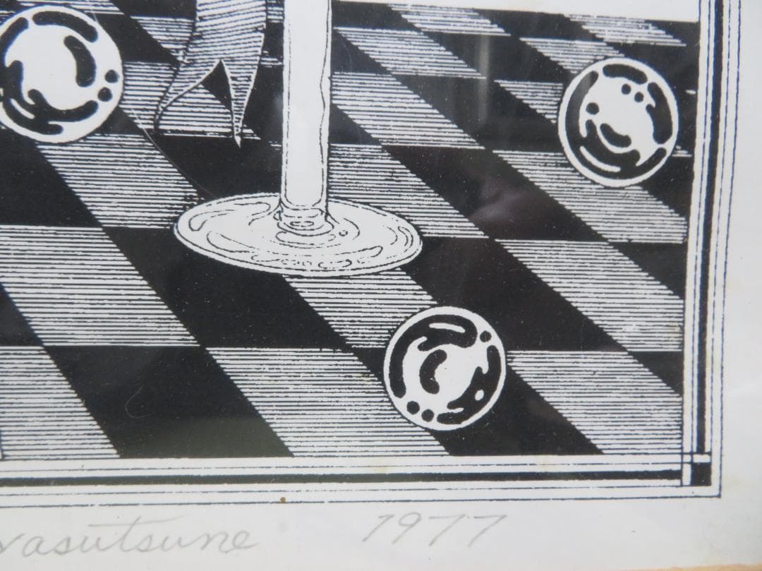 安垣春一　「女性像」　リトグラフ（9/15）　西日本スポーツ新聞イラスト担当