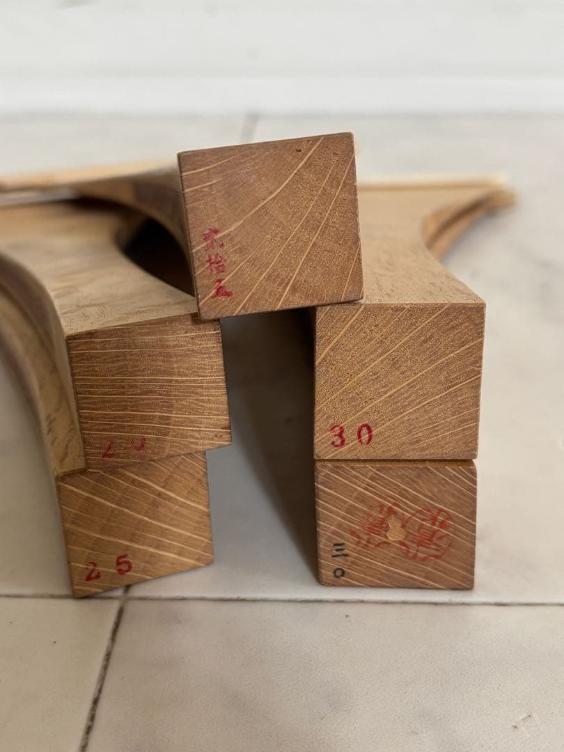 三味線バチ 木製 5本セット