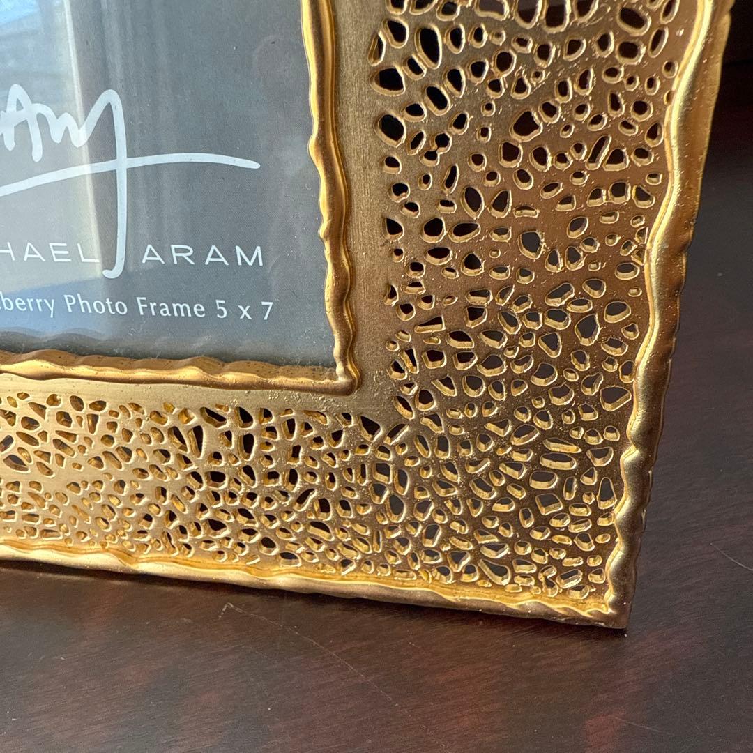 MICHAEL ARAM フォトフレーム ゴールド マイケルアラム 写真たて