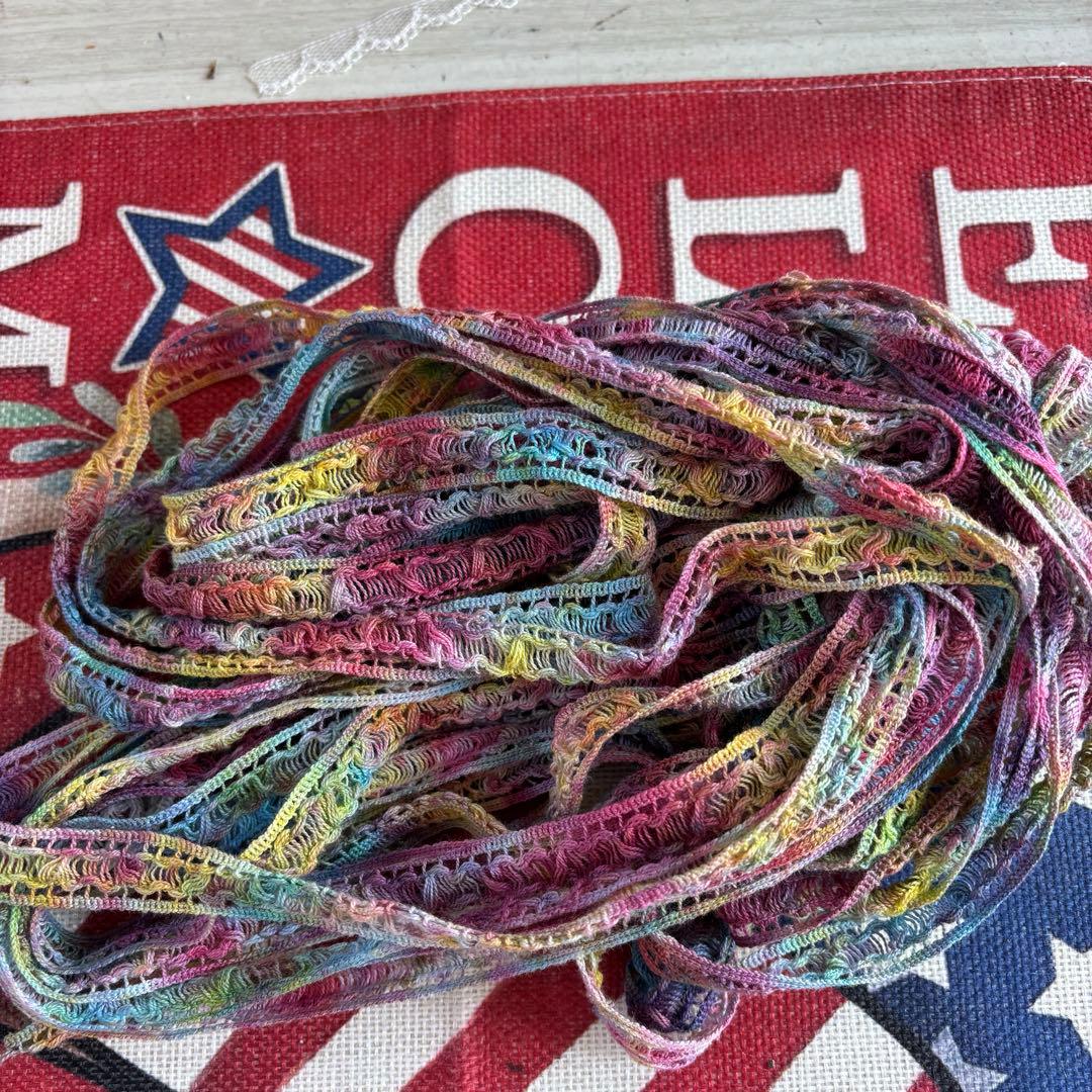 アンティークレース　さゆり染め