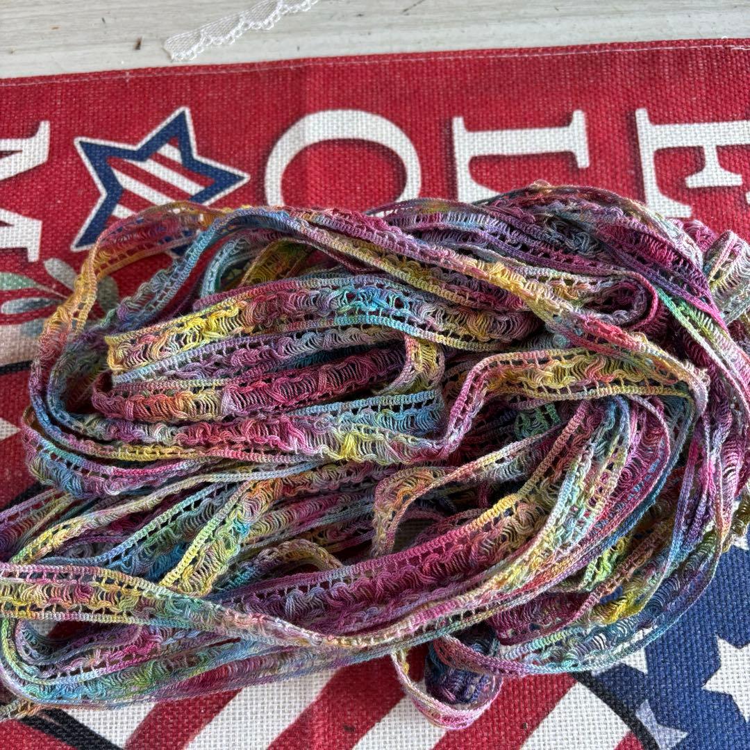 アンティークレース　さゆり染め