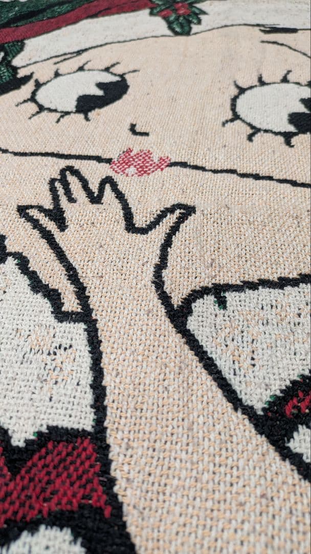 激レア❣️サンタ風☆ベティちゃん♡特大マルチカバー☆タペストリー✨ラグ