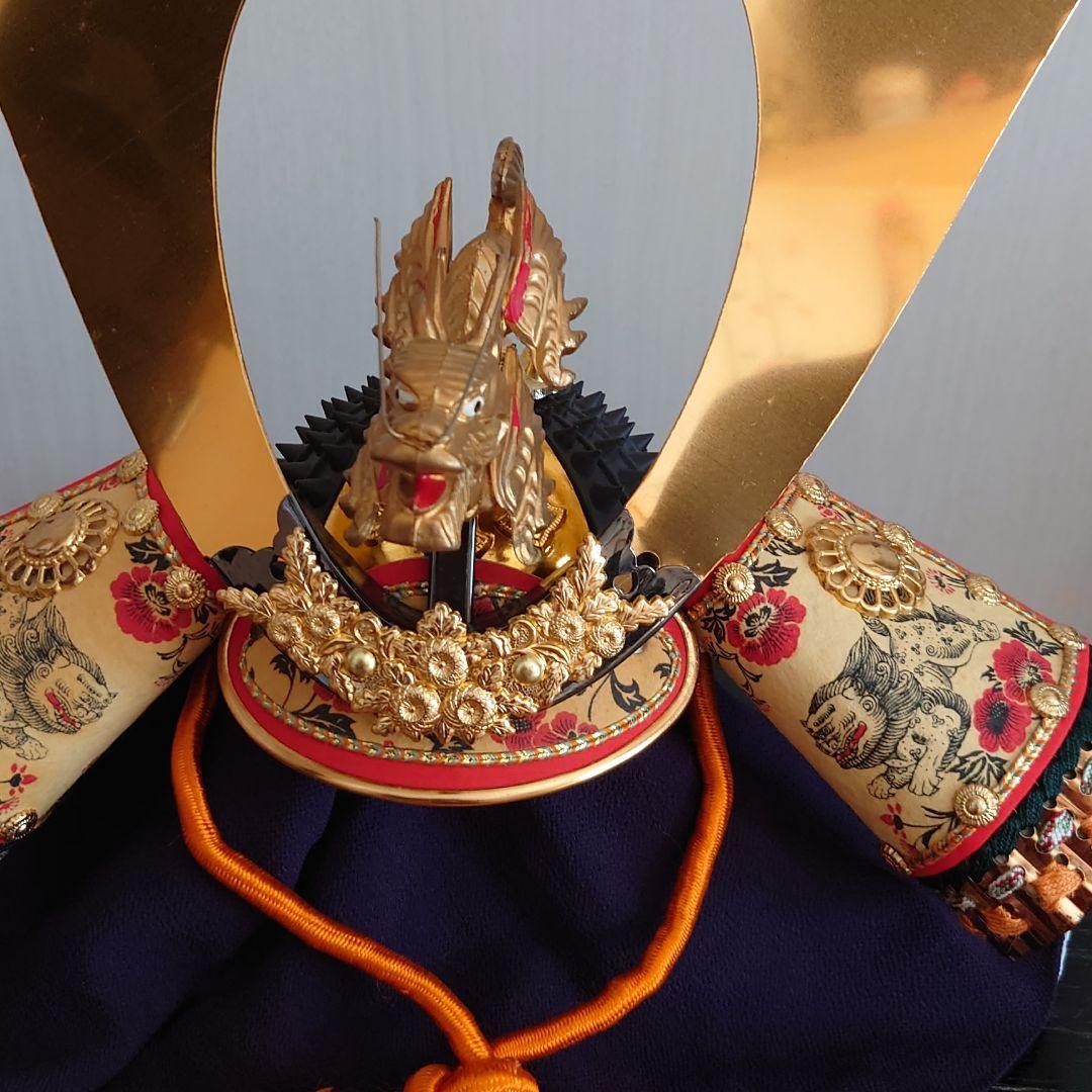 飾り兜　龍玉作