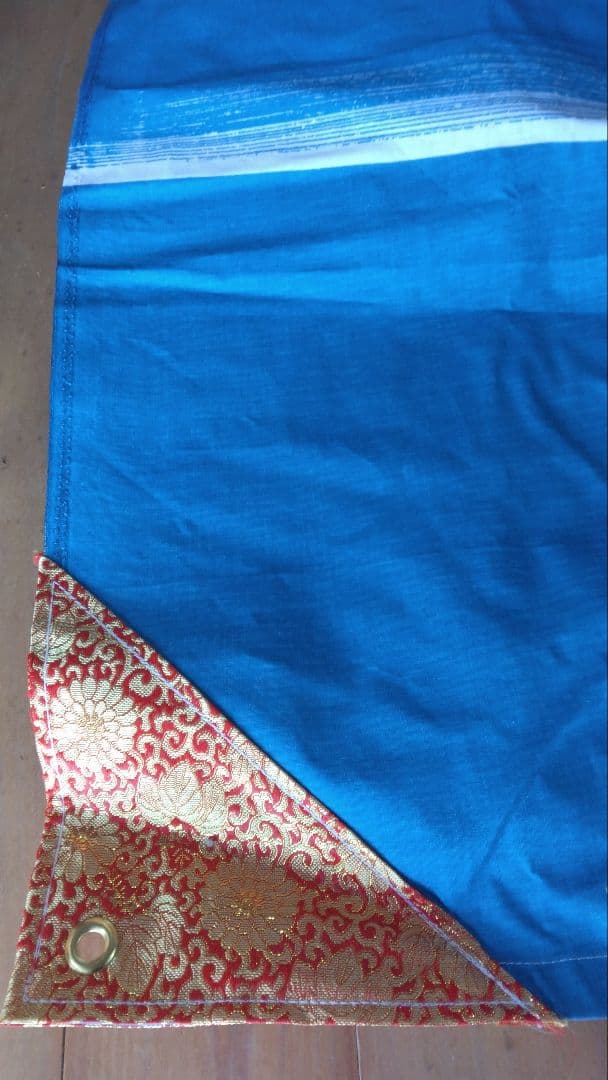 6m武者絵のぼり旗 未使用品 大畑耕雲 端午の節句 丸に竹笹に雀家紋アンティーク