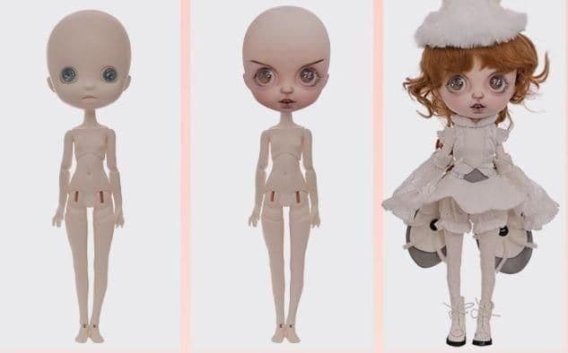 AX970 BJD 1/6 ドール本体 Finni 球体関節人形 ハンドメイド