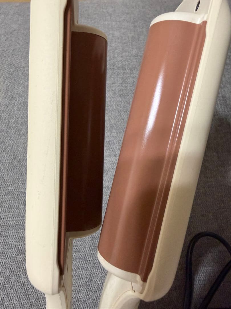 【ニコ☺︎】VODANA トリプルフローウェーブアイロン ティラミスブラウン