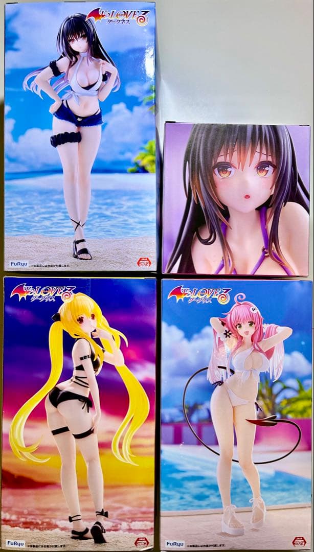 【To LOVEる】 ララ / 金色の闇 / 古手川唯 ×2 フィギュア 4点