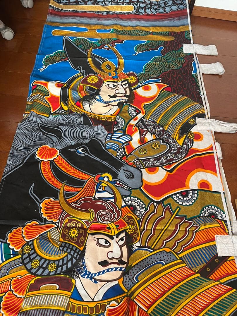 武者絵のぼり　木綿