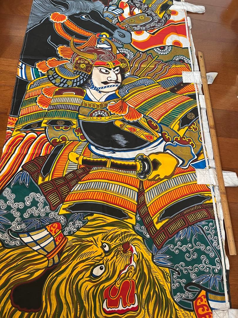 武者絵のぼり　木綿