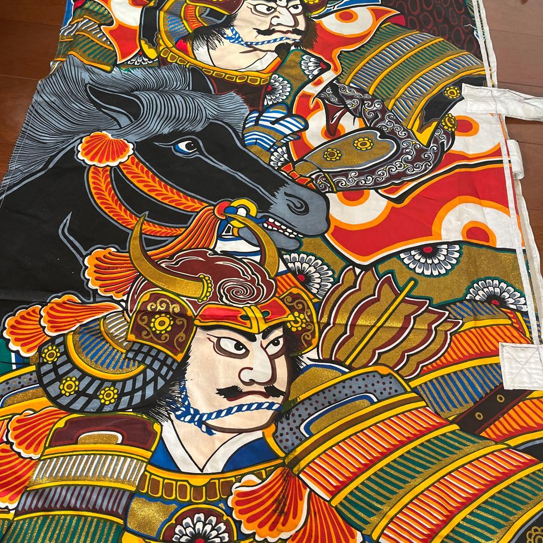 武者絵のぼり　木綿