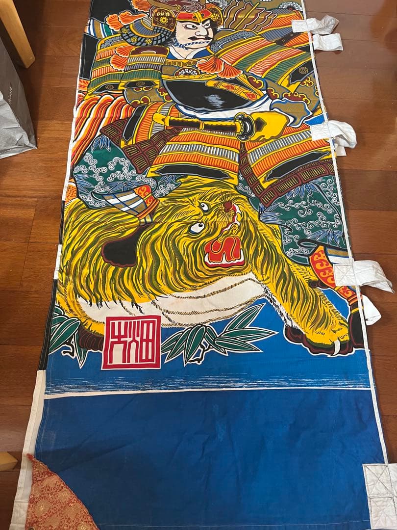 武者絵のぼり　木綿