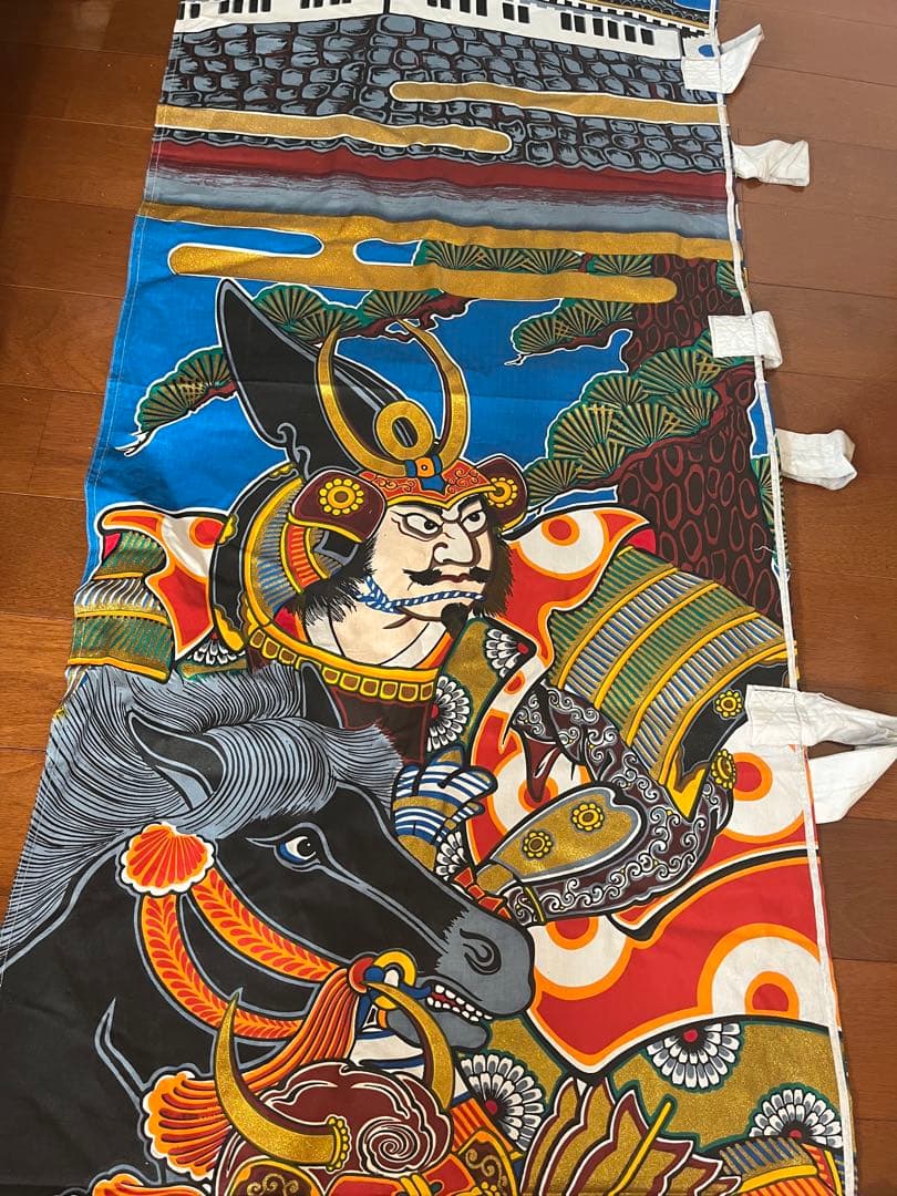 武者絵のぼり　木綿