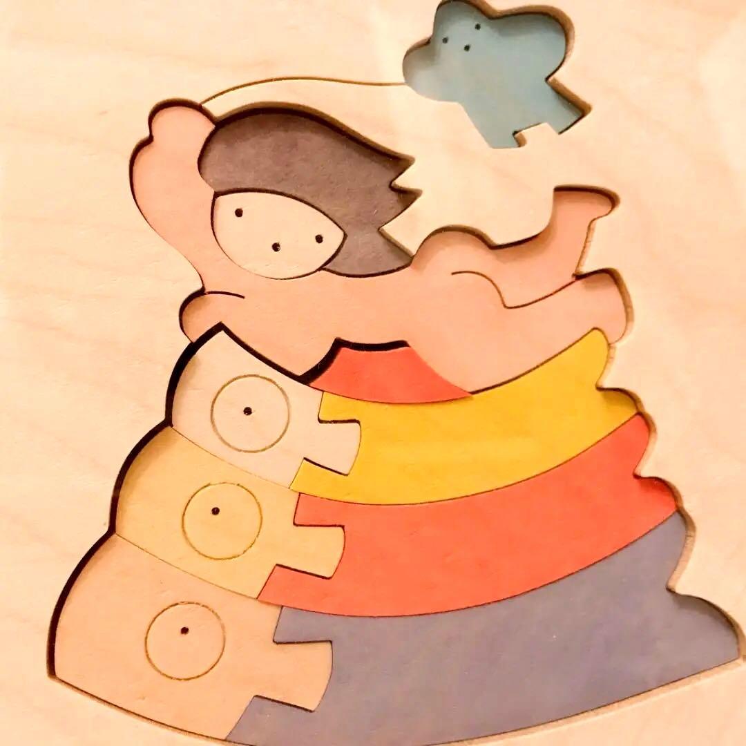 小黒三郎　組み木絵　直筆サイン入り　初節句　飾り