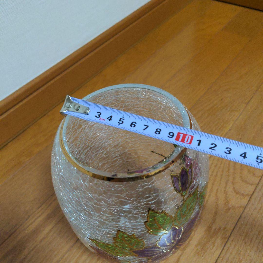 Czech　republic ボヘミアンガラス　花化　花器