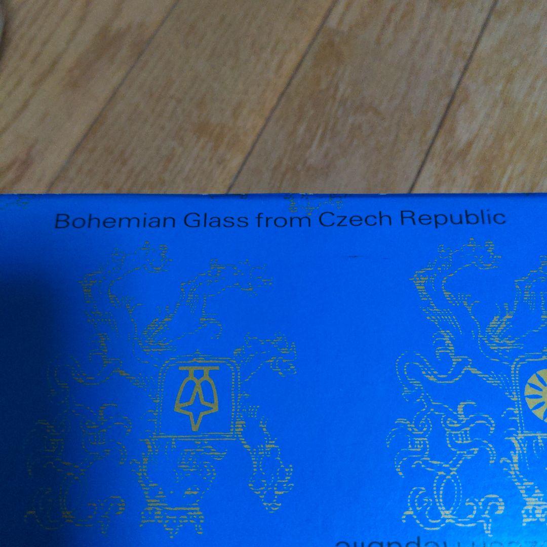 Czech　republic ボヘミアンガラス　花化　花器