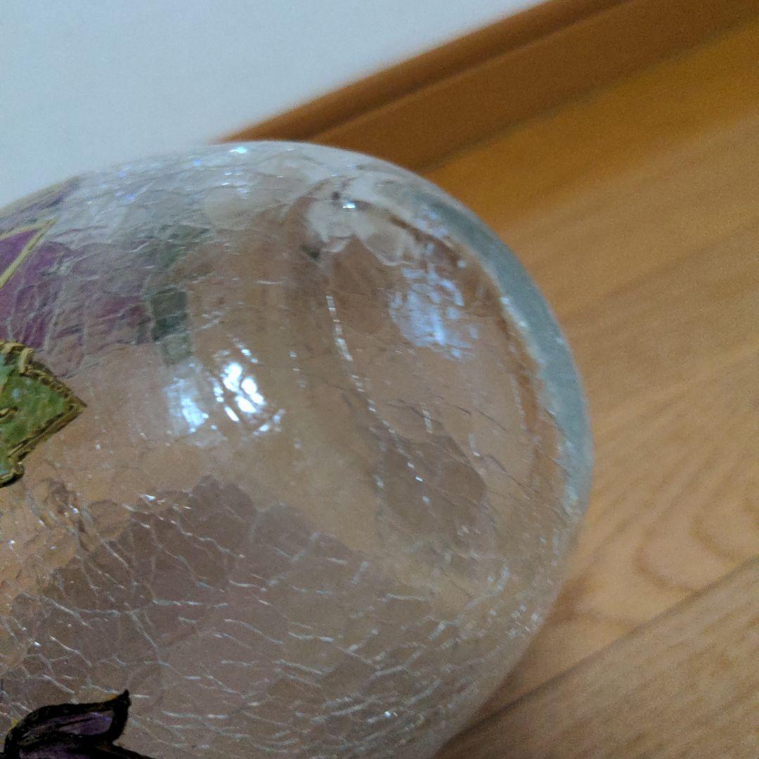 Czech　republic ボヘミアンガラス　花化　花器