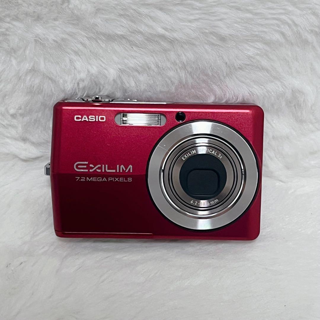 【美品】CASIO EXILIM EX-Z700 デジタルカメラ レッド