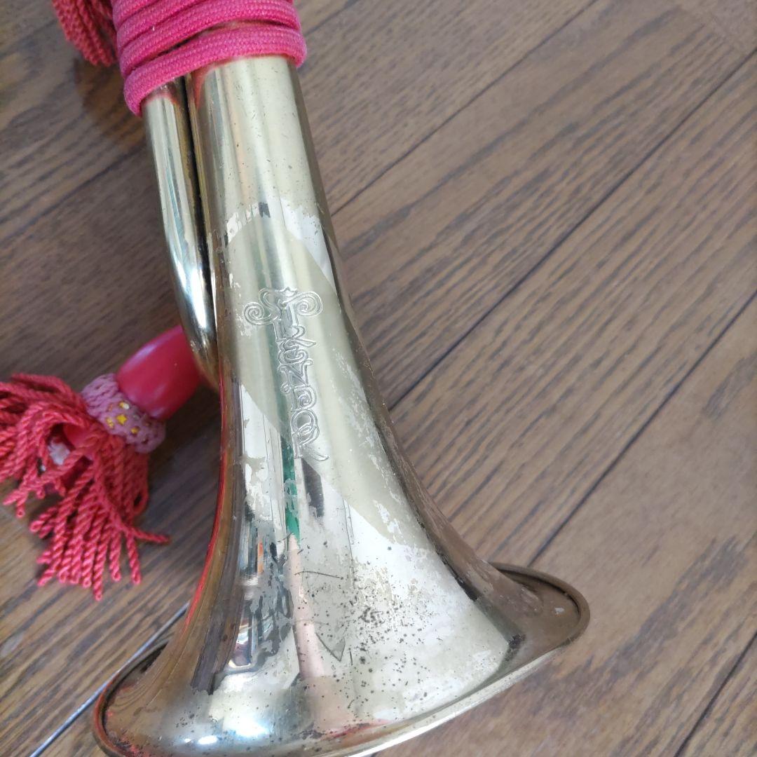 【りーちゃんさん専用】 信号ラッパ　浜松まつり　2つ巻き　金２連　ゴールド