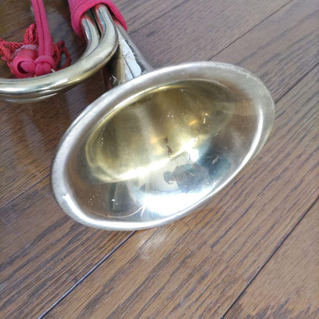 【りーちゃんさん専用】 信号ラッパ　浜松まつり　2つ巻き　金２連　ゴールド