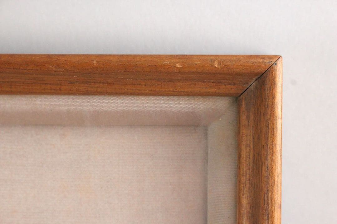 No5743 額装　木村廣吉　「杏」　直筆サイン　日本画　静物画　美術　送料無料