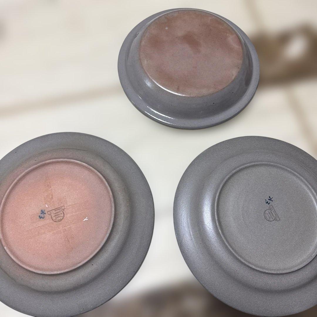 アントステラ　パイ皿　ハートデザイン皿二枚食器セット 3枚