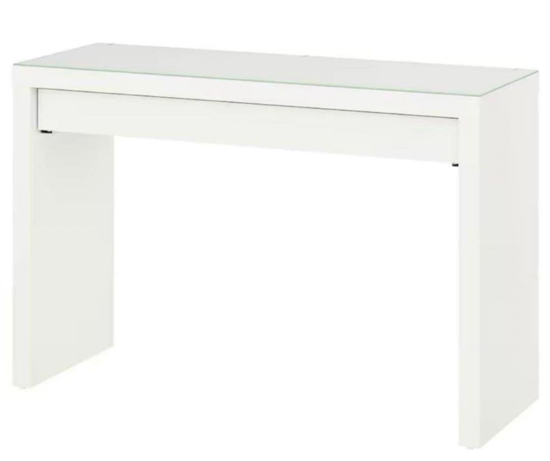 天板付き　IKEA イケア マルム デスク ドレッサー