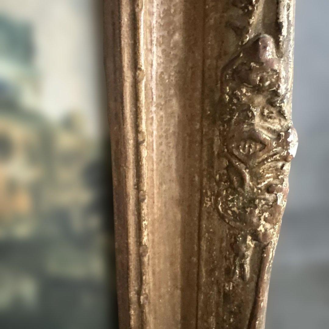 もっと瞬間的お値下げ❣️ヴィンテージ　味ありすぎる❣️油彩画 都市の風景