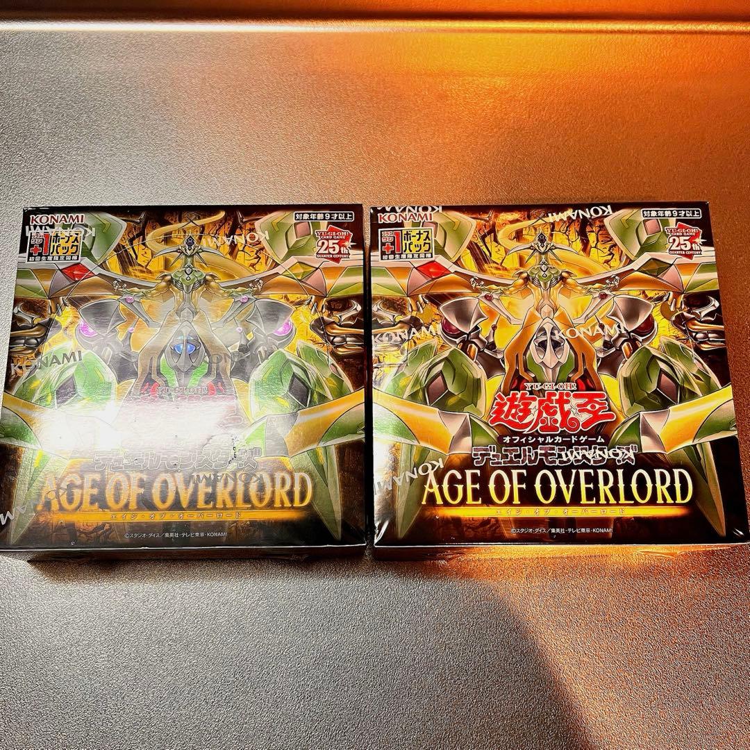 遊戯王OCG AGE OF OVERLORD エイジオブオーバーロード　未開封