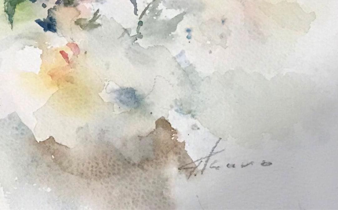 黒川達也　「アゲハ蝶」 水彩画　真作　宮永岳彦師事　シートの状態　額無し