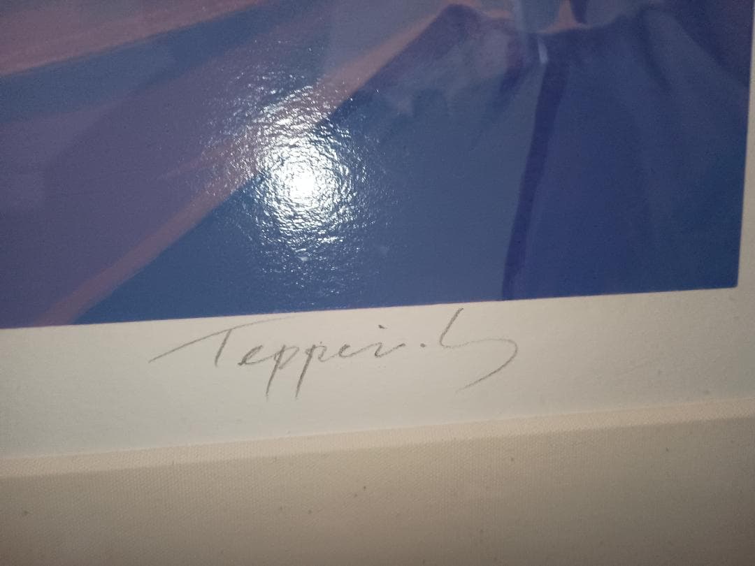 笹倉鉄平　シルクスクリーン カフェベラノッテ