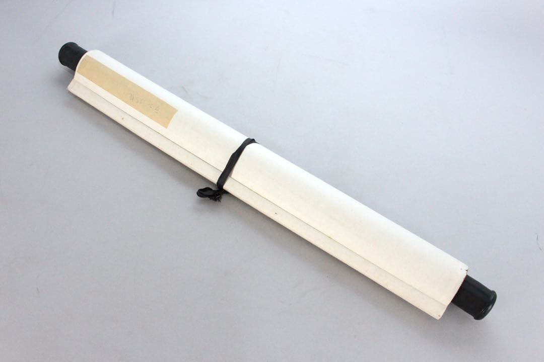 No4897 掛軸　在銘在判　水墨蘭図　肉筆紙本　花鳥画　日本画　美術　送料無料