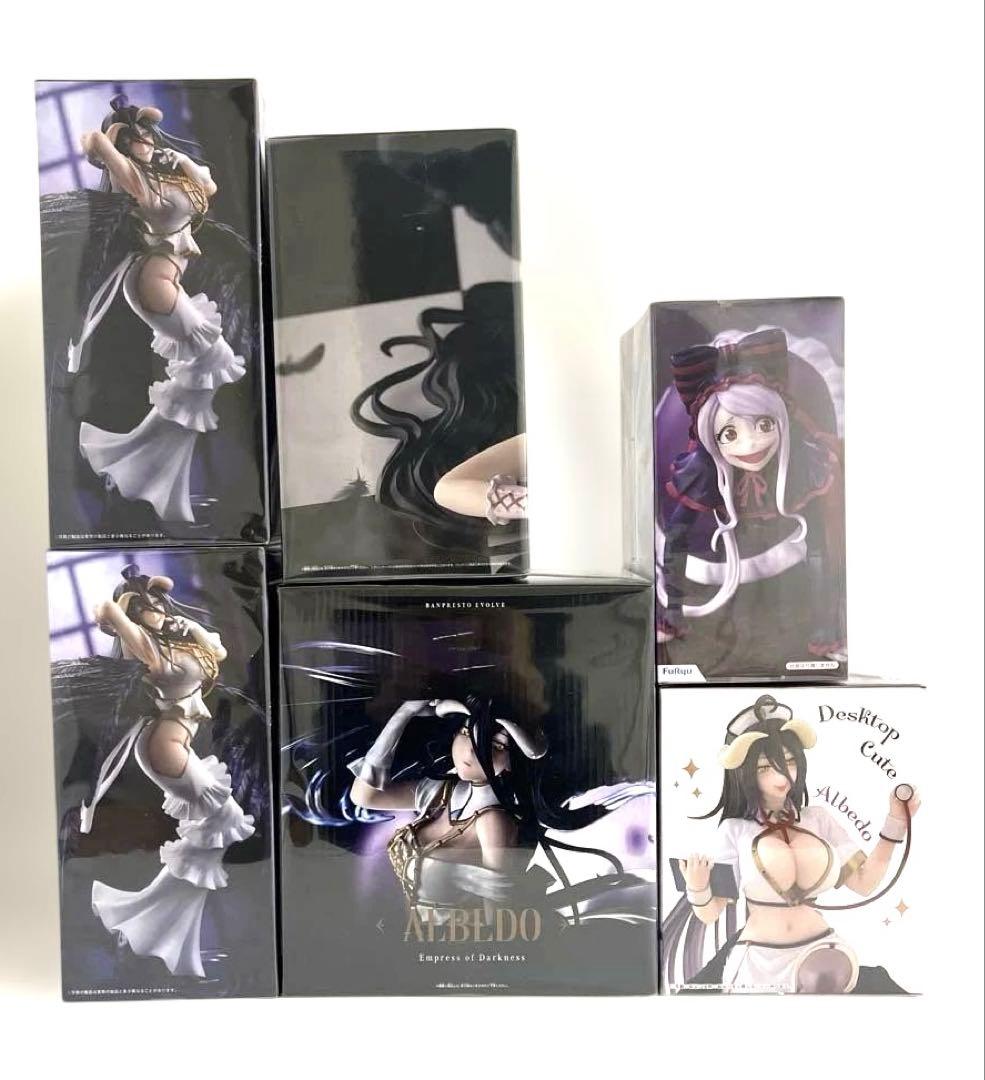 【未開封】オーバーロードまとめ品 アルベド&シャルティア 計6点