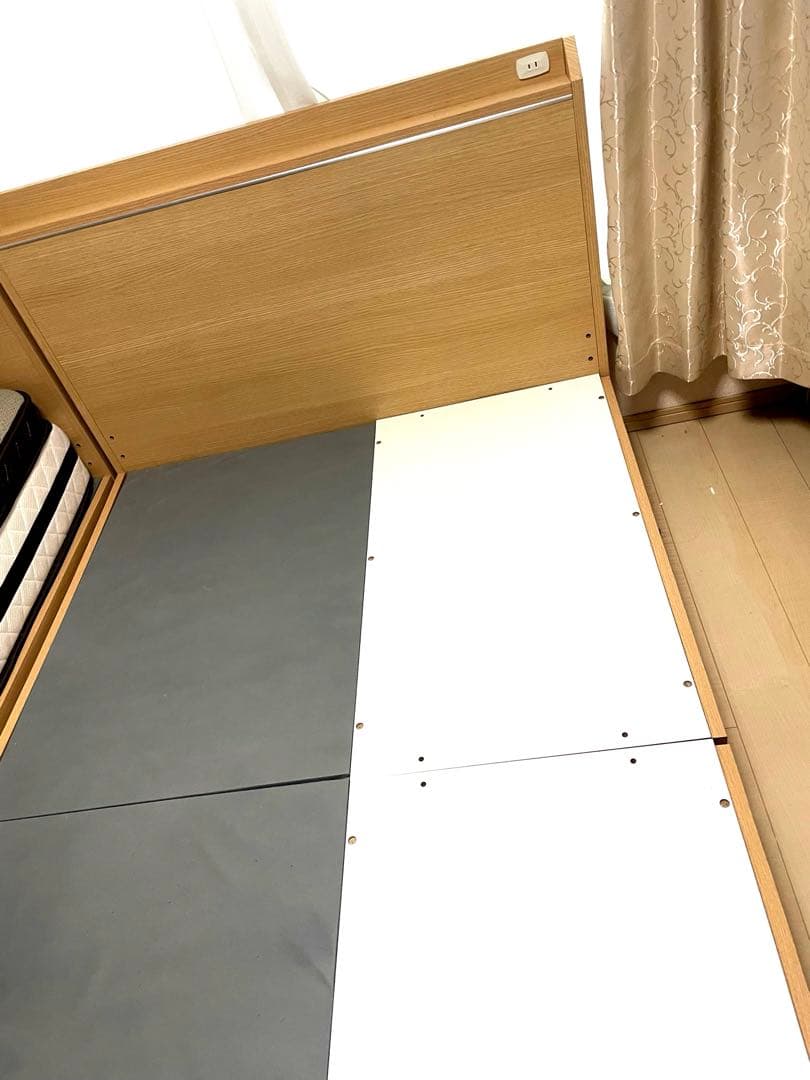 【手渡し】ニトリ　セミダブルベッド　フレームのみ　チェストベッド