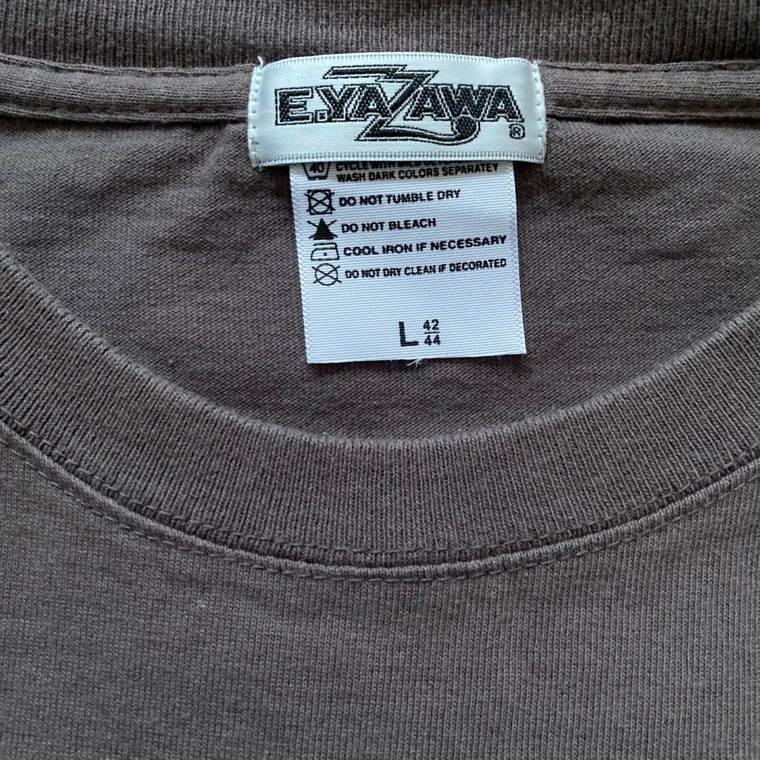 希少　E.YAZAWA シルエットロックワールド Tシャツ グレー