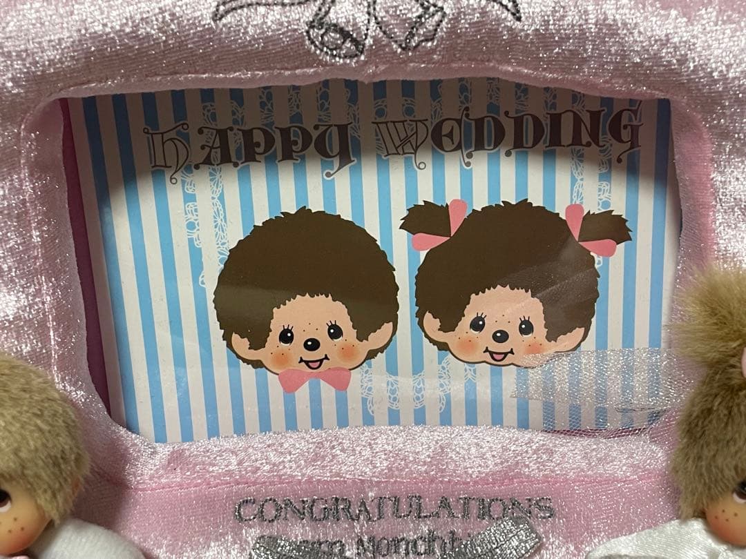 モンチッチ　ウェディング　フォトフレーム　ブライダル　結婚式　ウェルカムボード