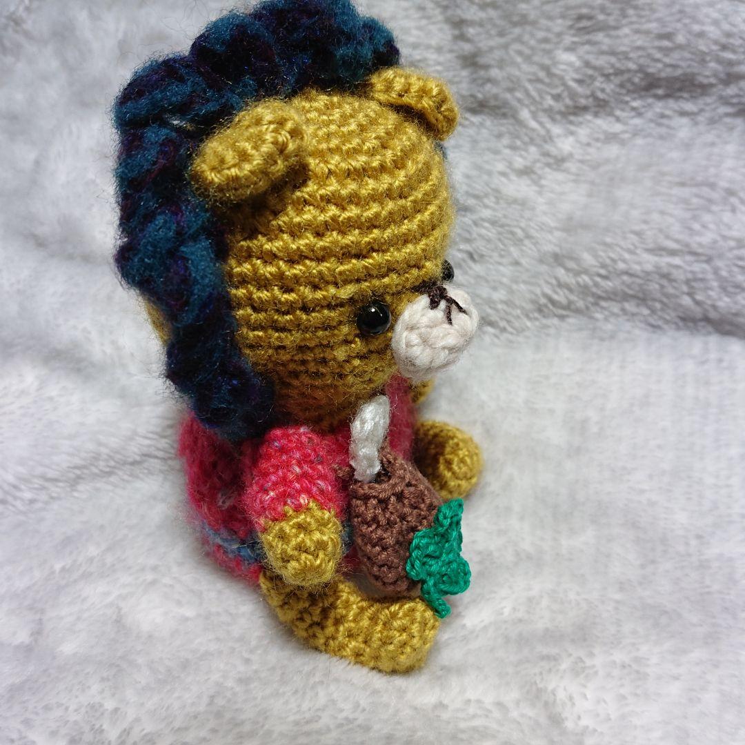 ライオン丸　あみぐるみ