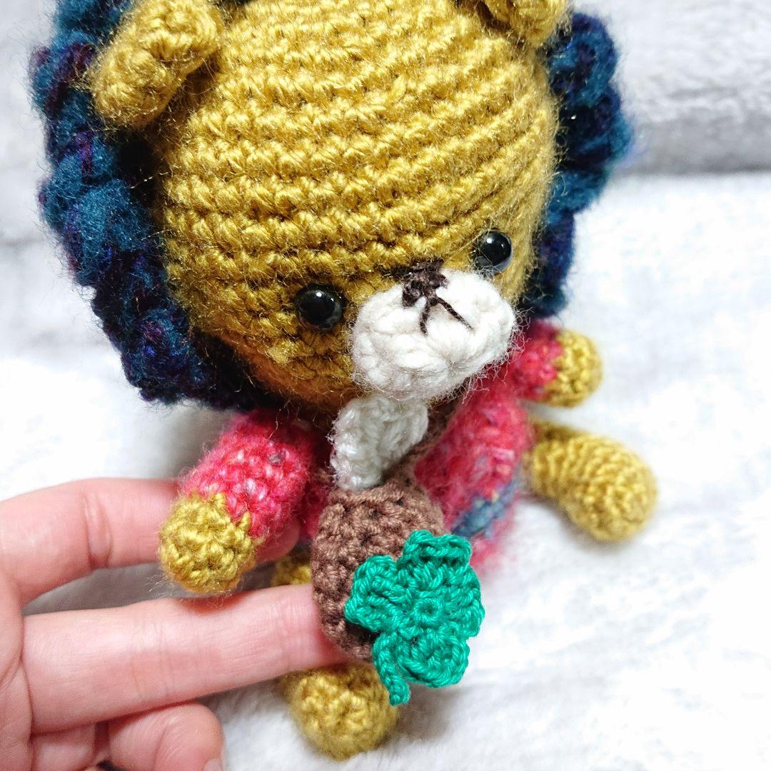 ライオン丸　あみぐるみ